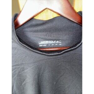Nike Golf Dri-Fit Black Long Sleeve Mock Turtle Neck Size XXL